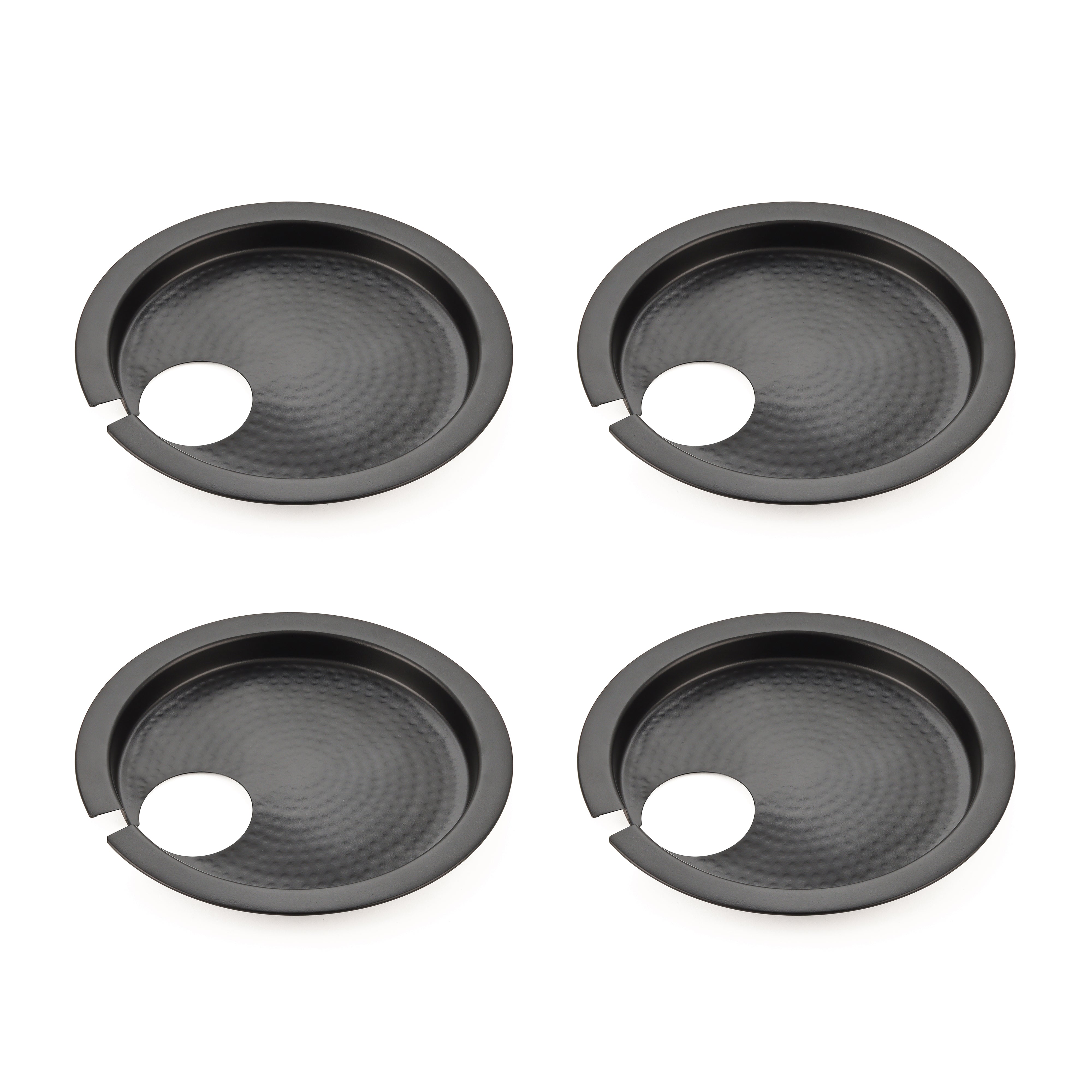Matt Black Powder Coating Steel Buffet Plate