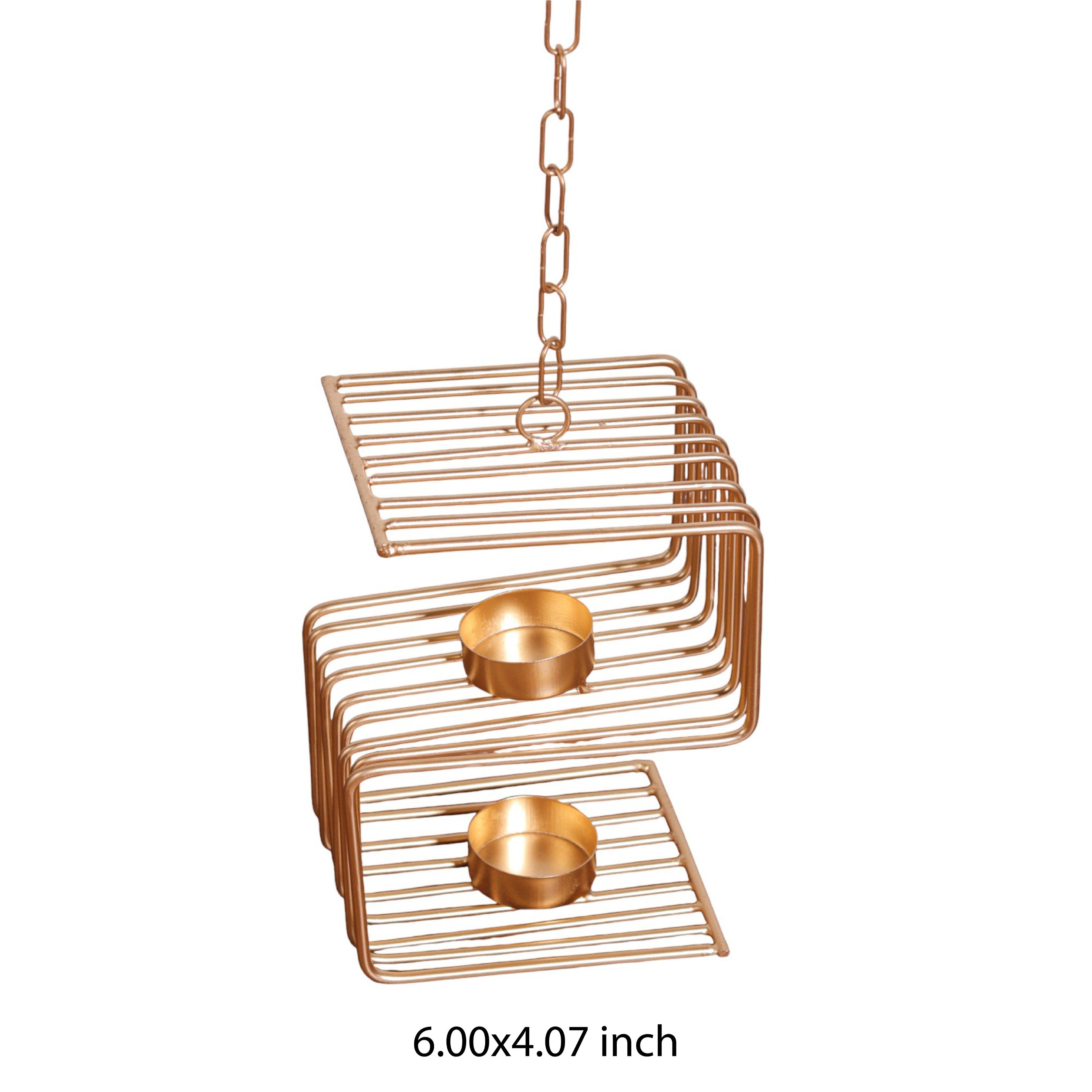 Hanging Swastik Votive Holder