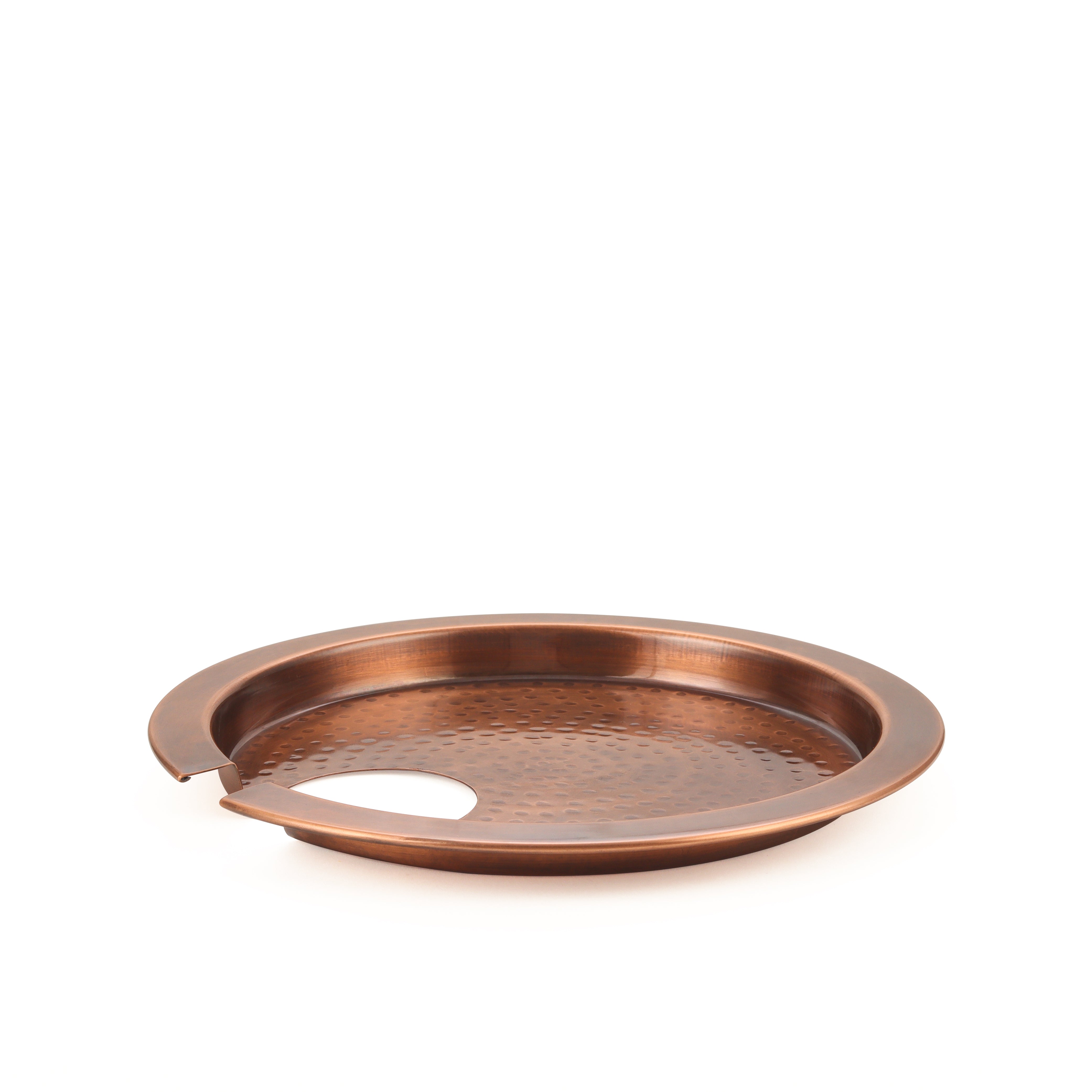 Antique Copper Plated Steel Buffet Plate