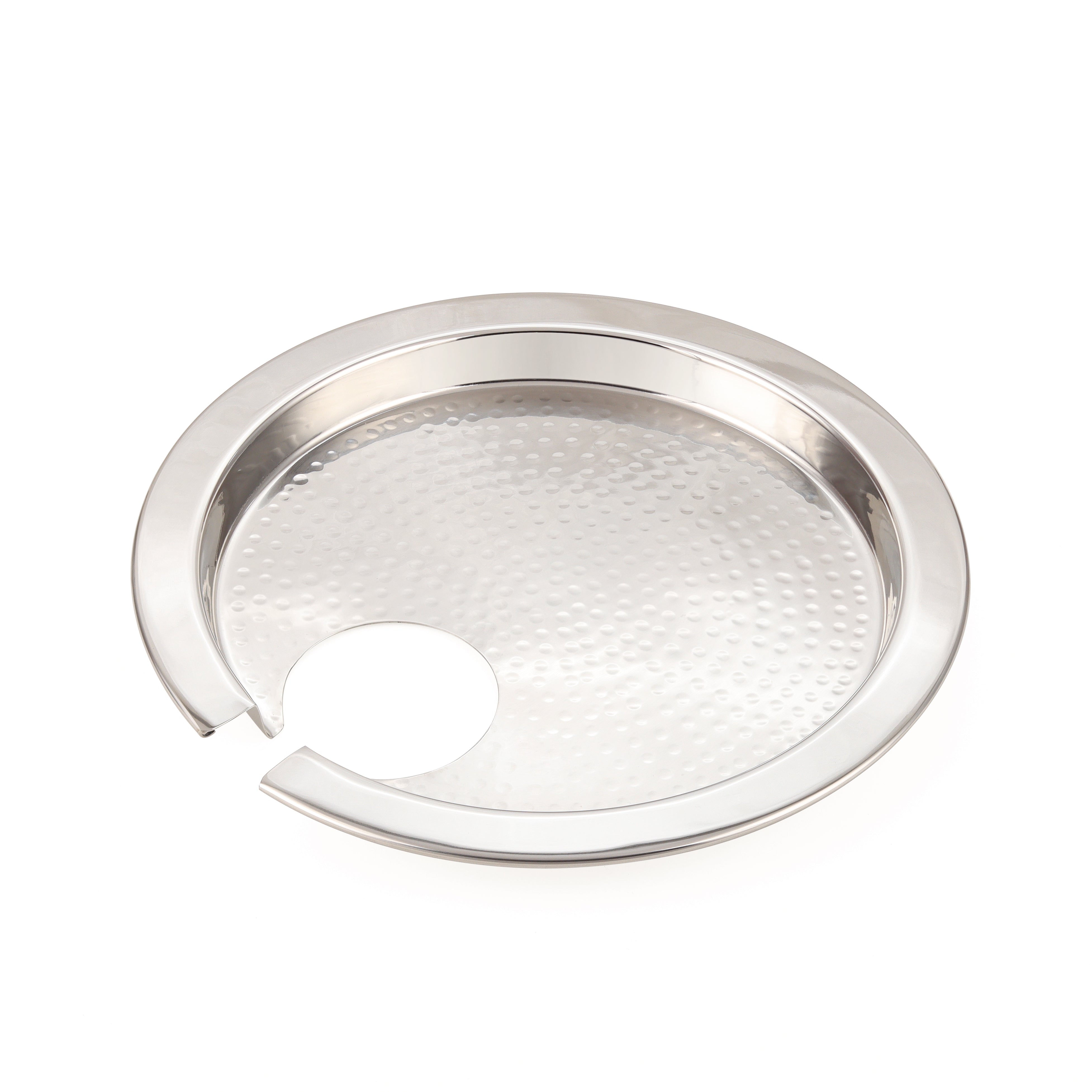 Shiny Steel Buffet Plate