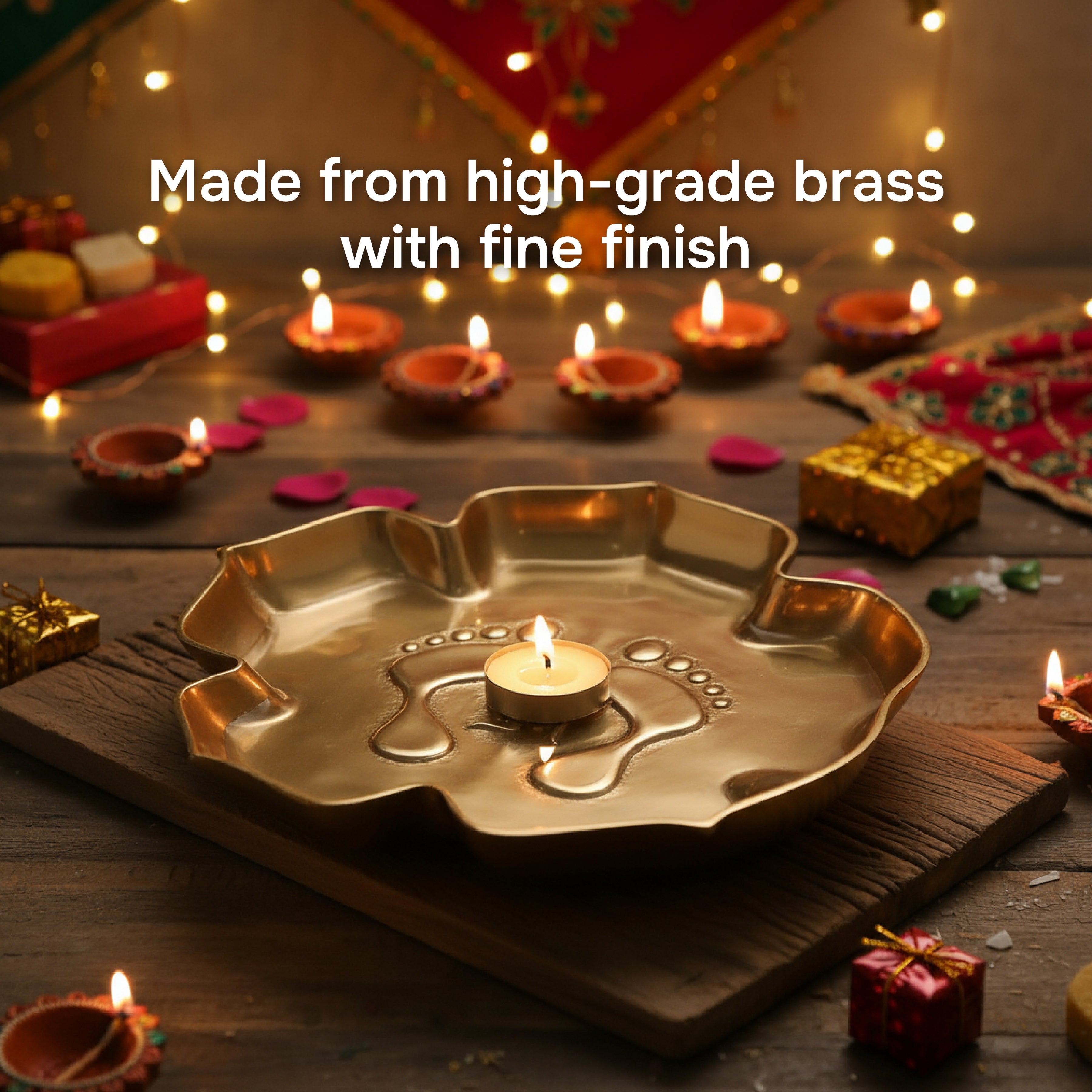 Laxmi Charan Urli for Puja Room
