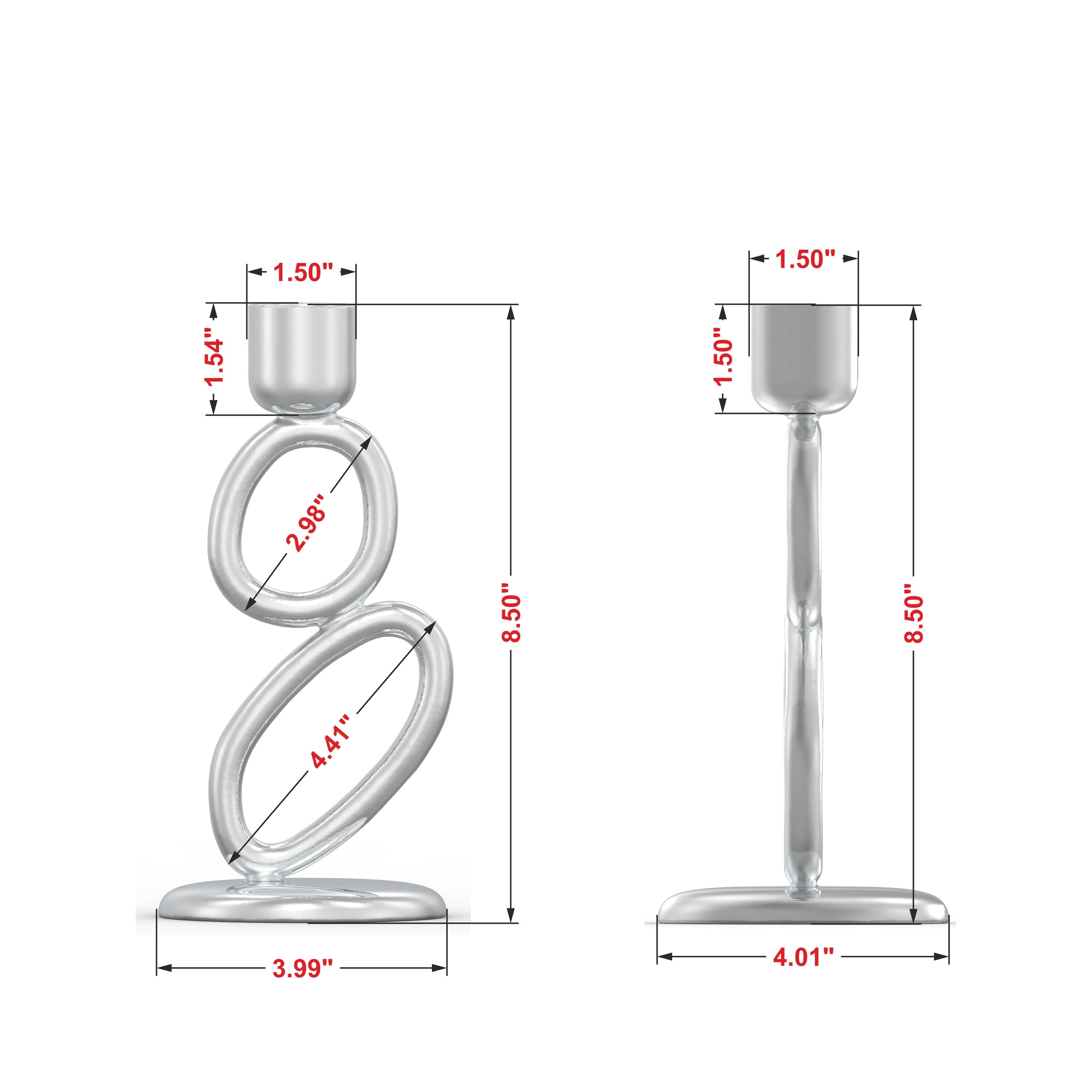 Eclipse Aluminium Candle Stand ‚ Decorative Metal Holder