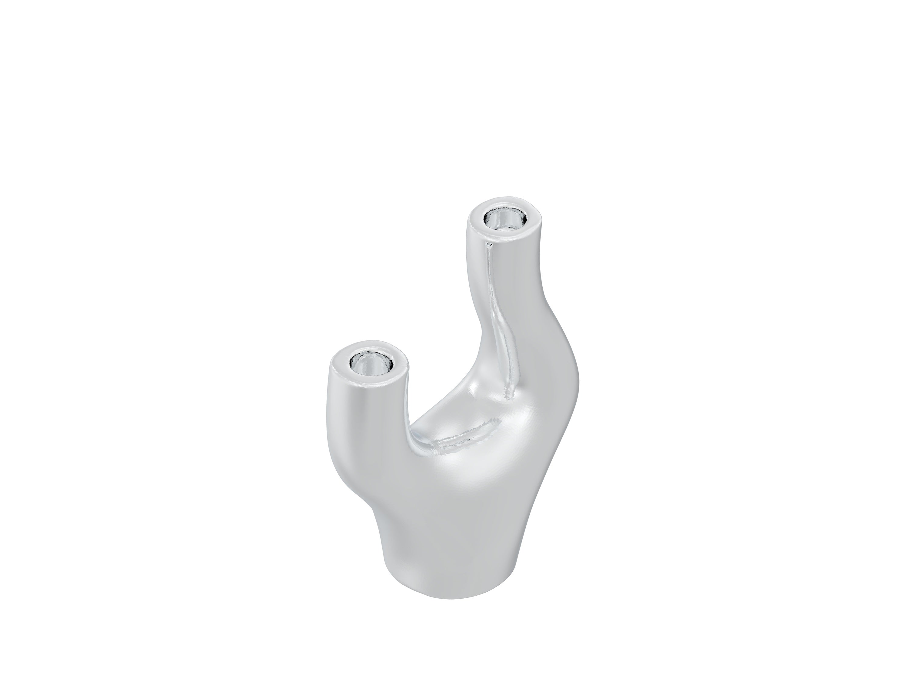 Leafless Aluminium Candle Stand ‚ Minimalist Metal Holder