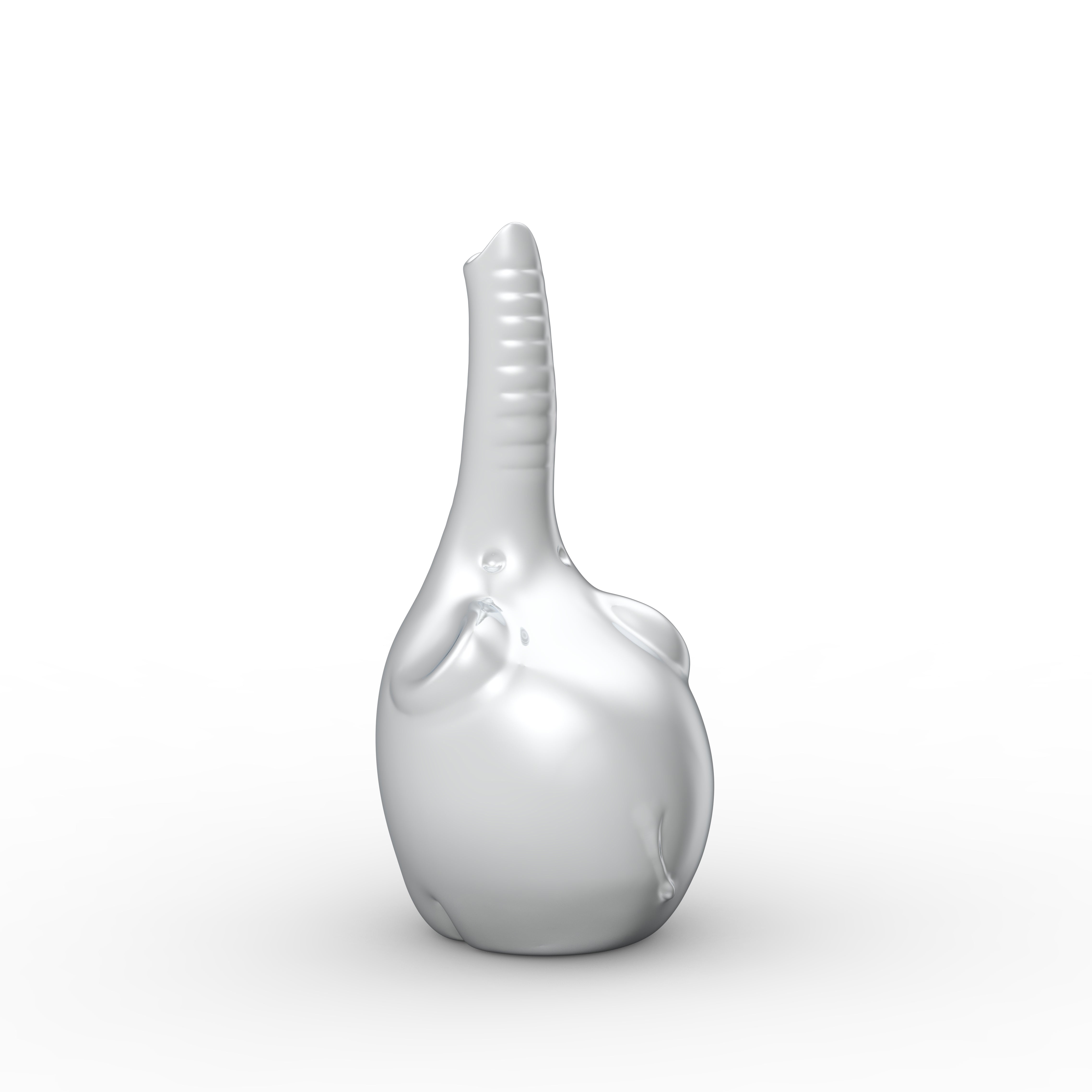 Stylish Aluminium Trunk Trove Flower Vase