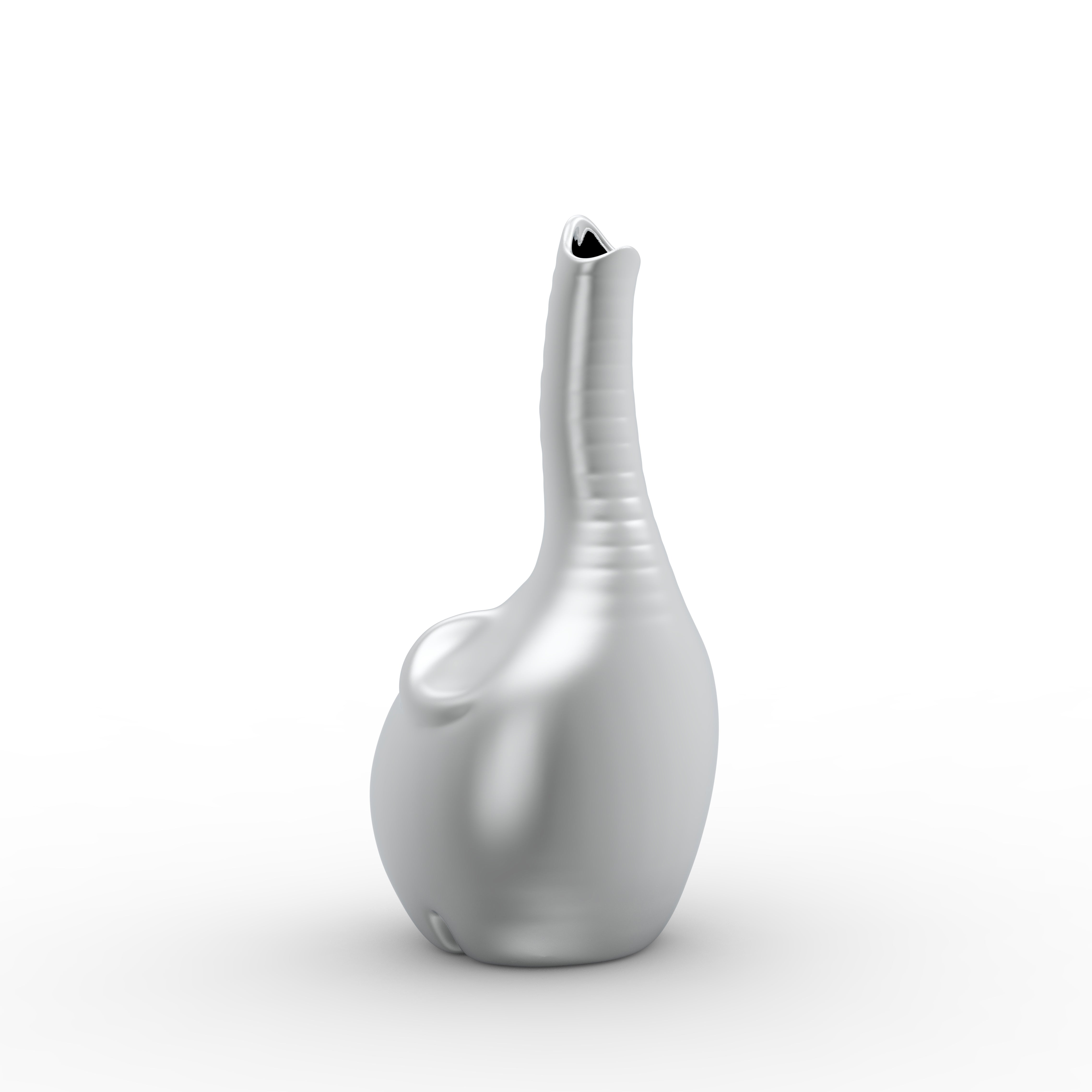 Stylish Aluminium Trunk Trove Flower Vase