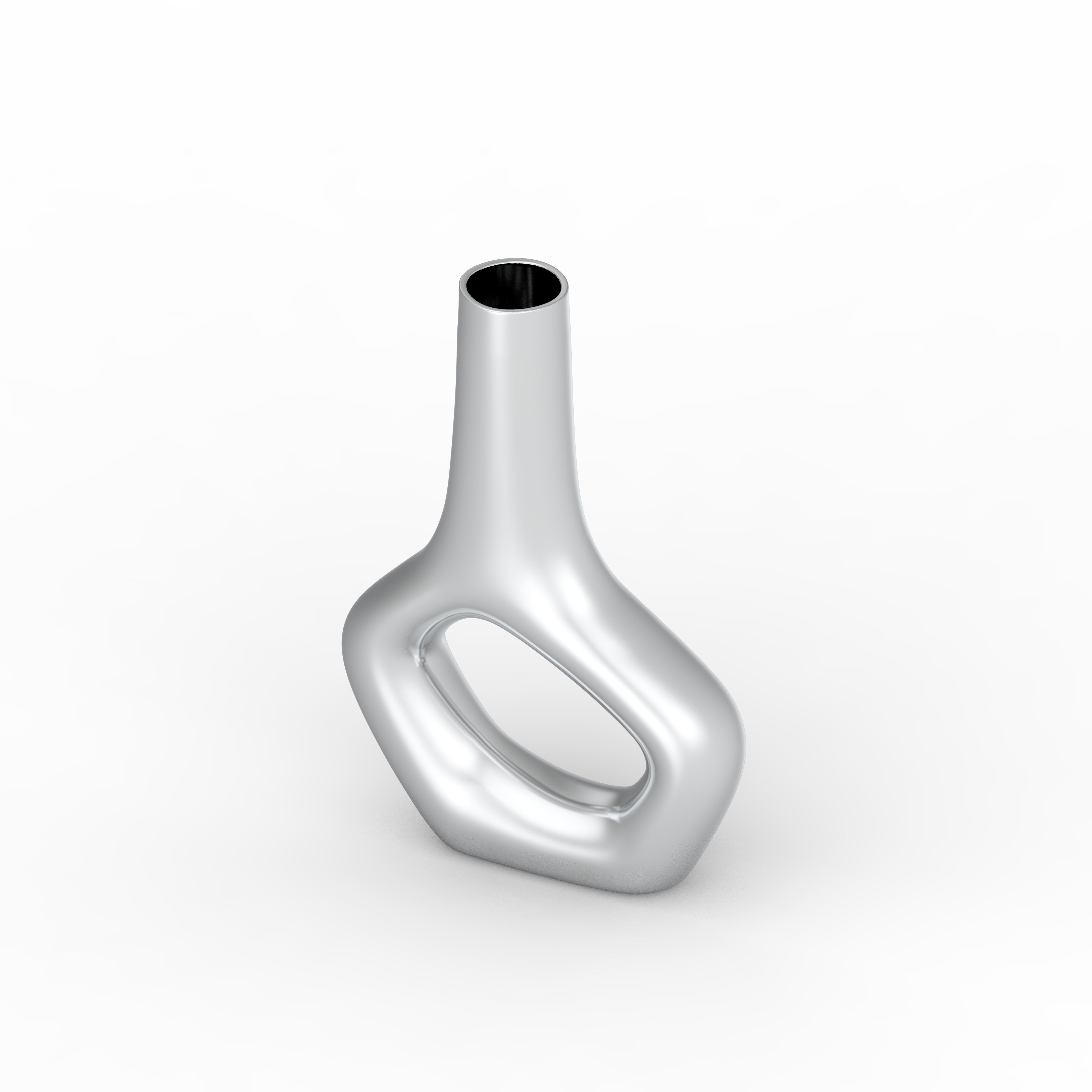 Aluminium Serene Flower Vase Elegant Durable Indoor Outdoor