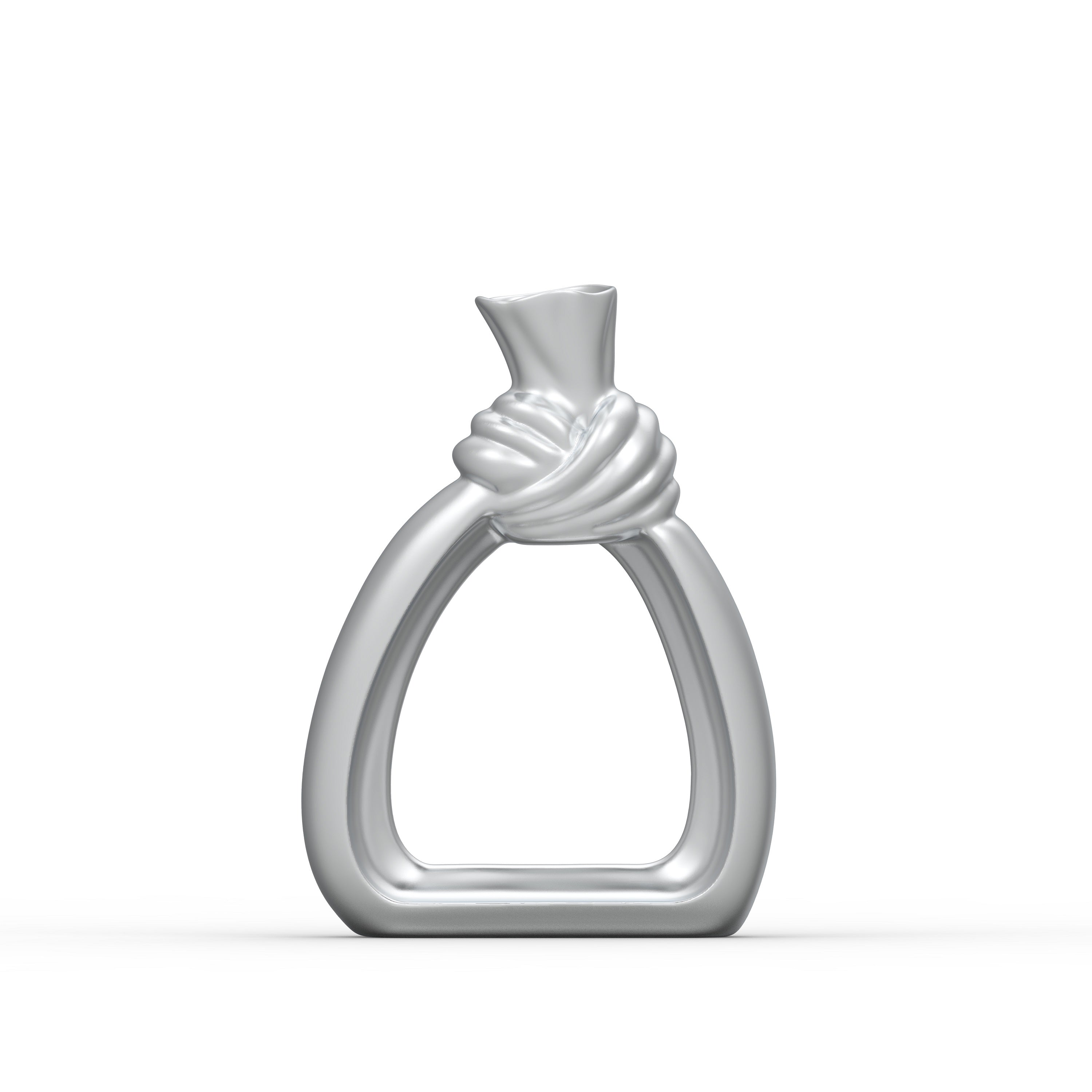 Aluminium Regal Knot Flower Vase Stylish Indoor Outdoor Decor
