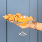 Shiny Steel Buffet Plate