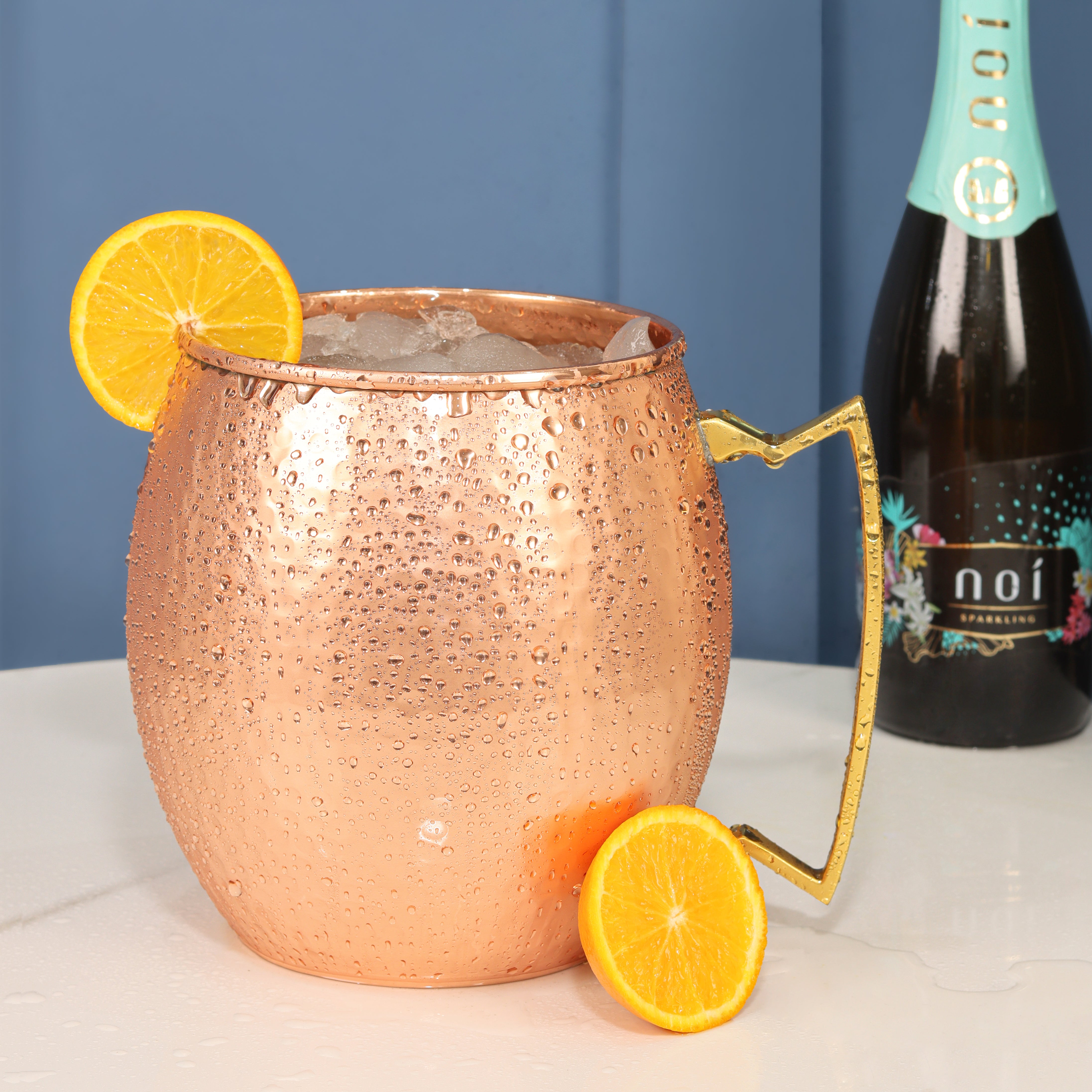 Jumbo Copper Moscow Mule Mug | Large Cocktail Copper Mug India – Alcu
