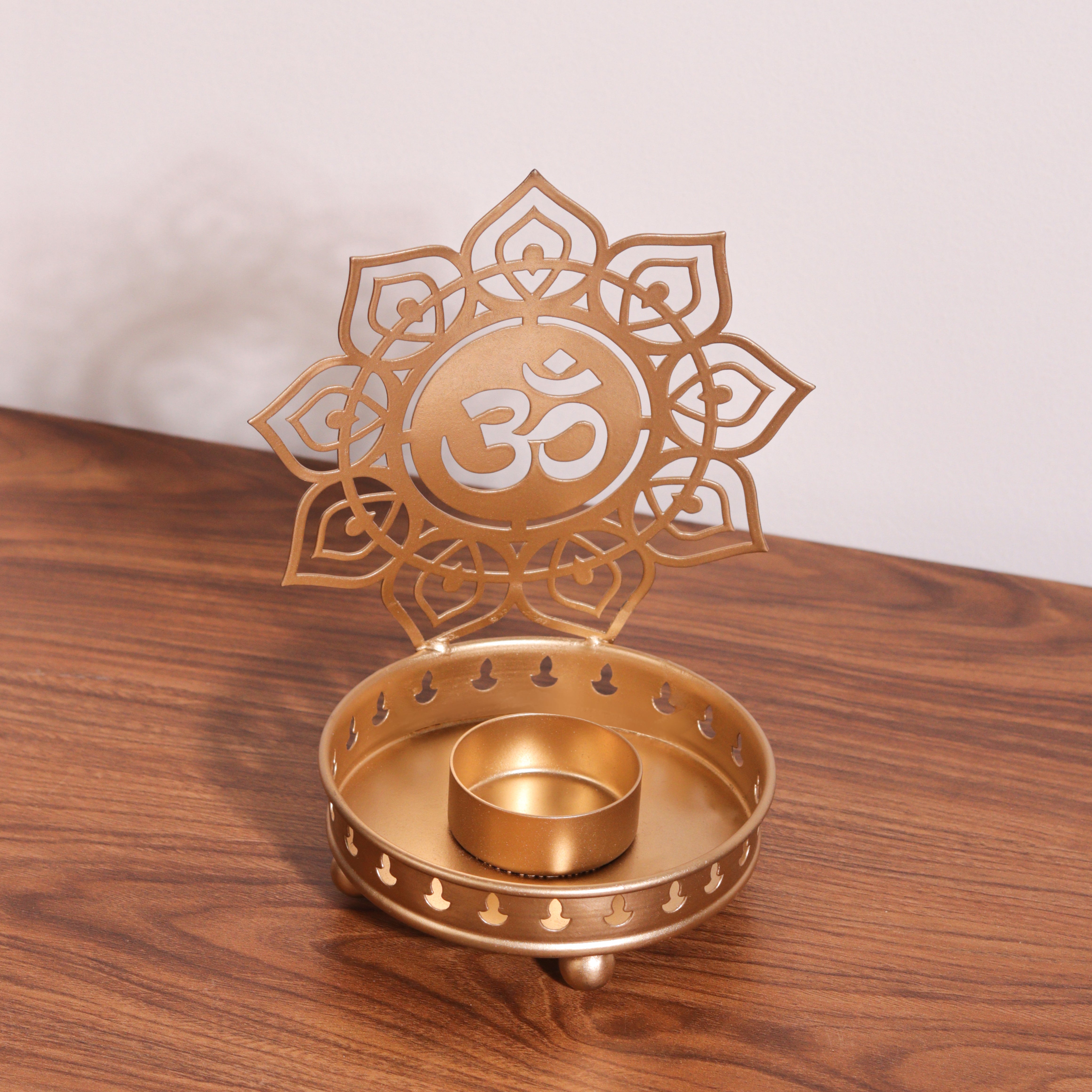 Om Tealight Candle Stand