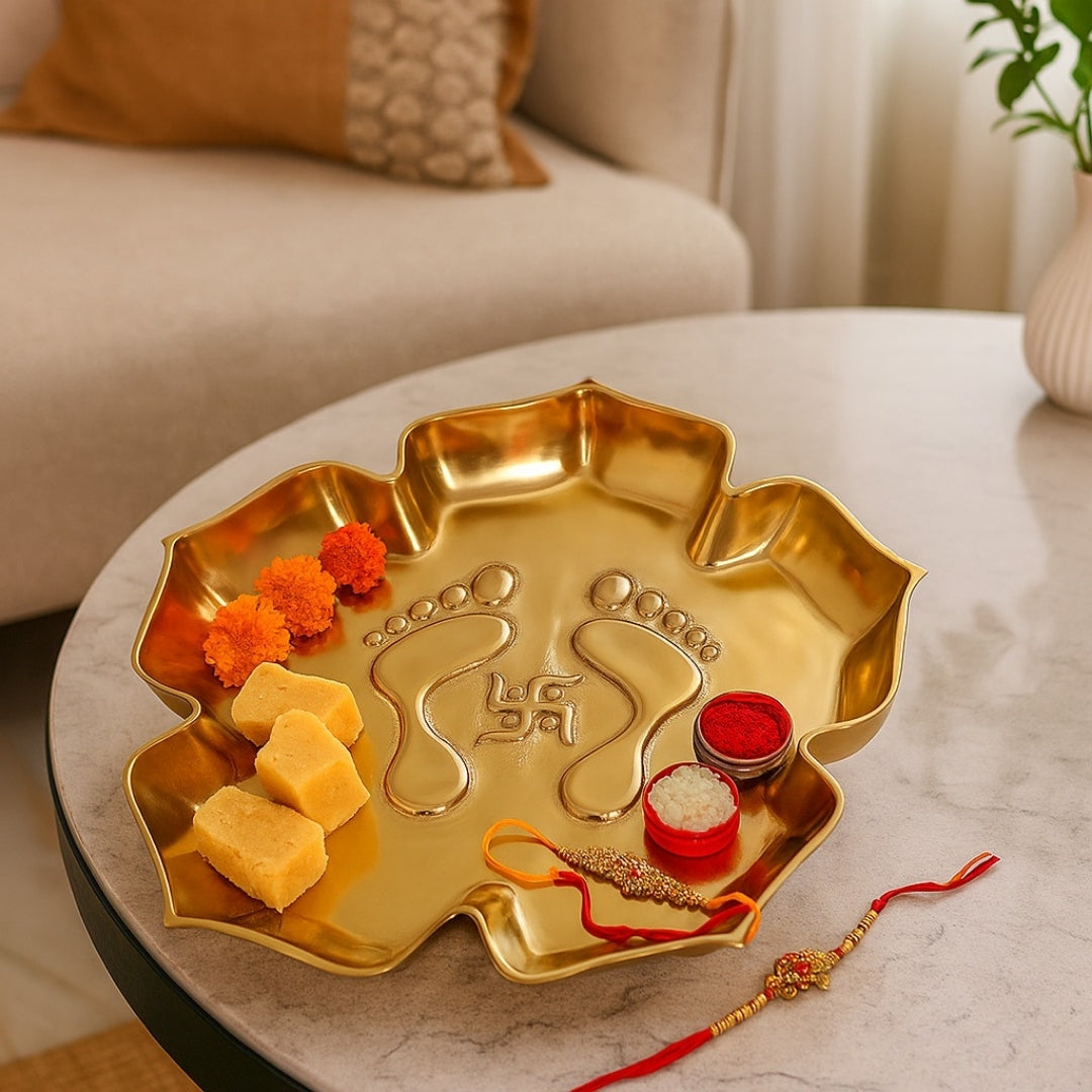 Laxmi Charan Urli Bowl ‚Äì Decorative Bowl for Pooja & Festive Decor