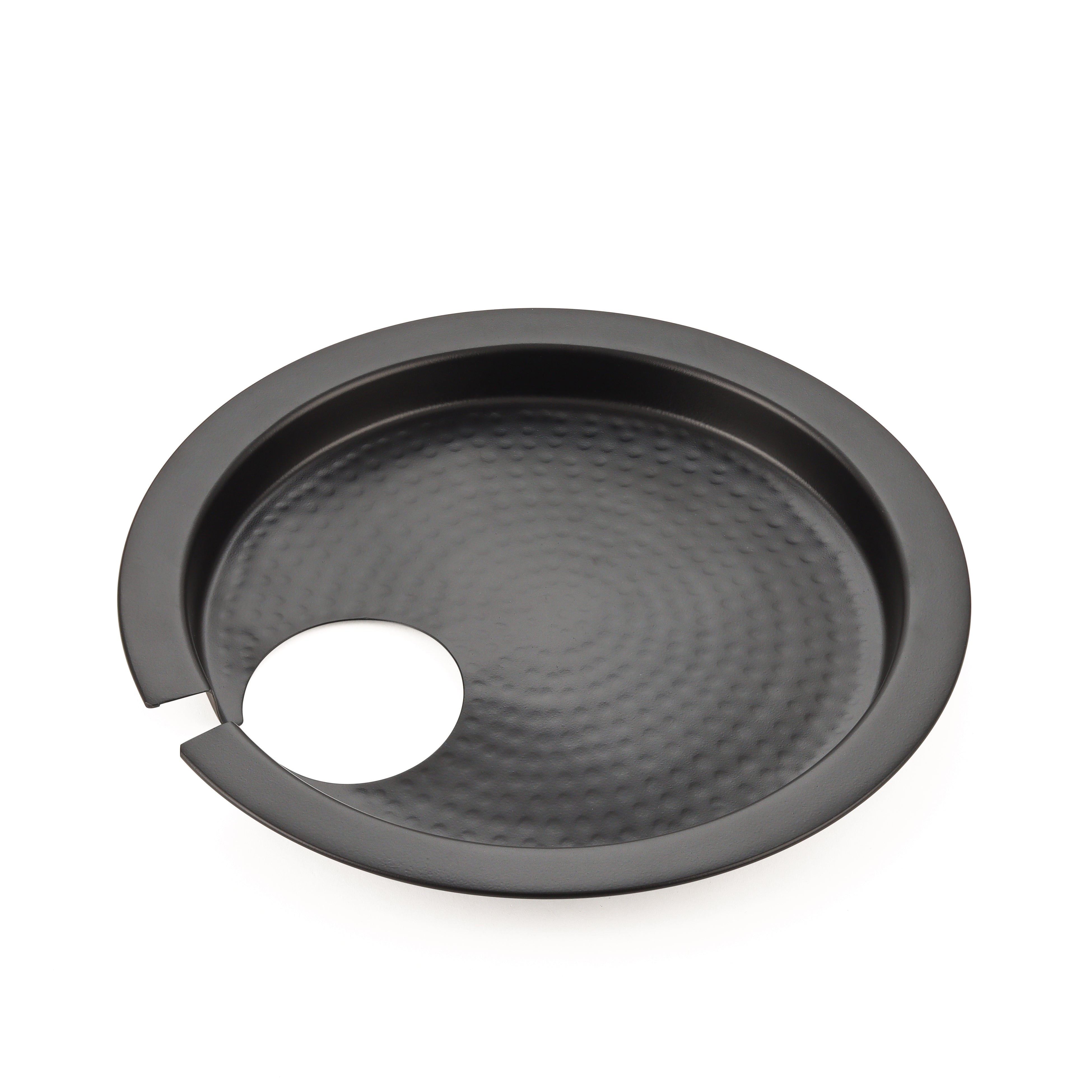 ALCU Matt Black Powder Coating Buffet Plate