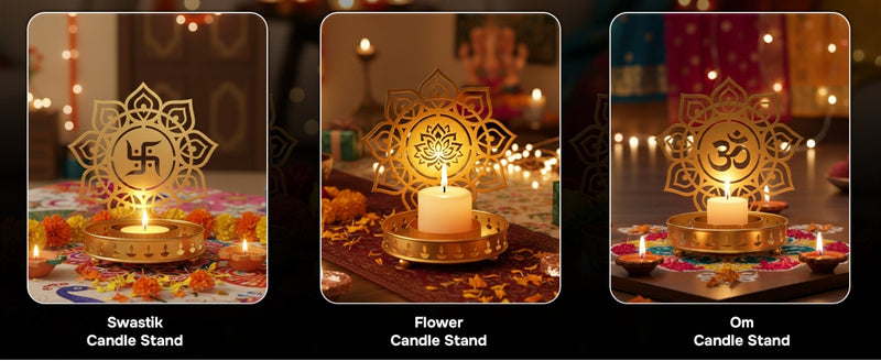 Set of 3 Candle Stand extra image