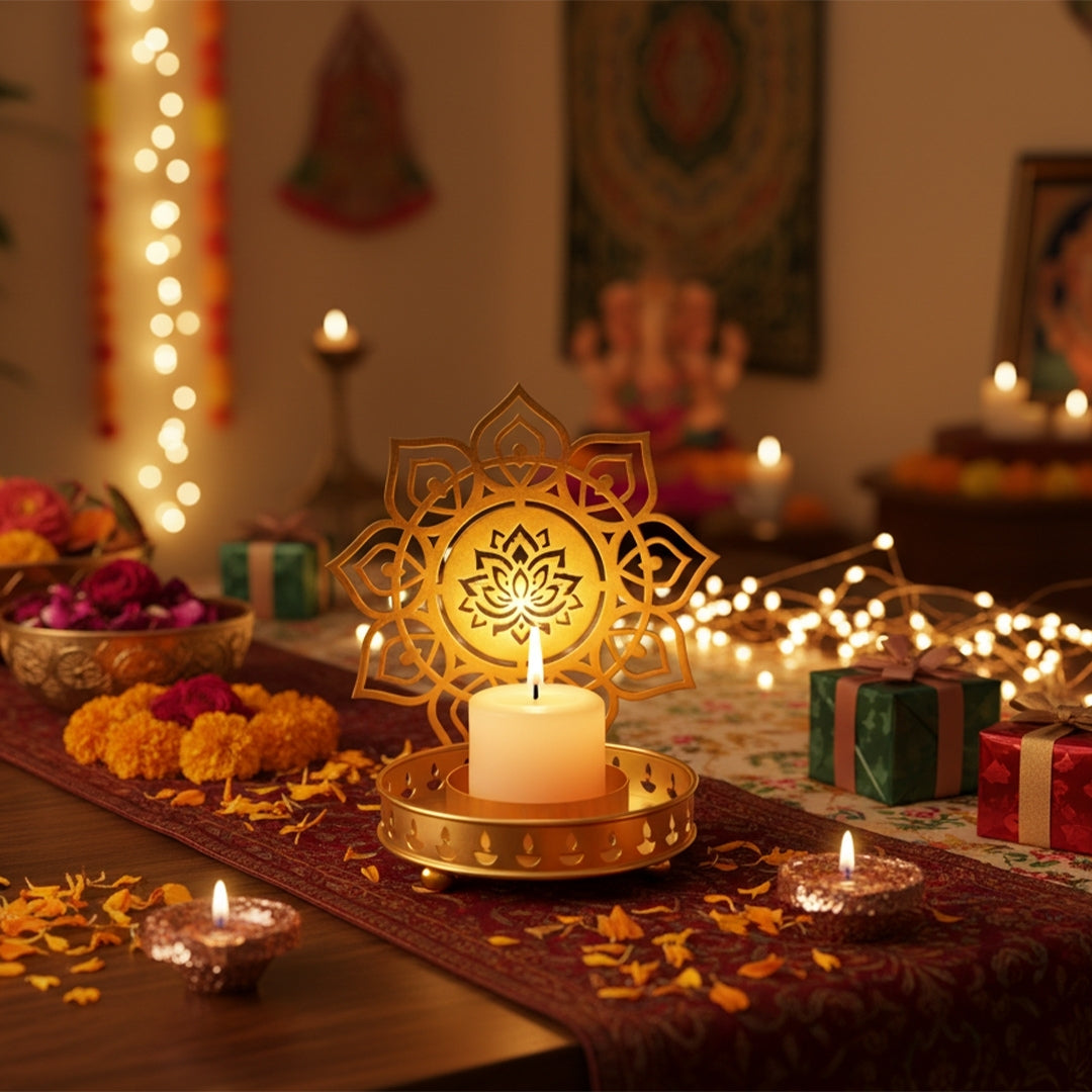 Tree of Life Tealight Candle Stand