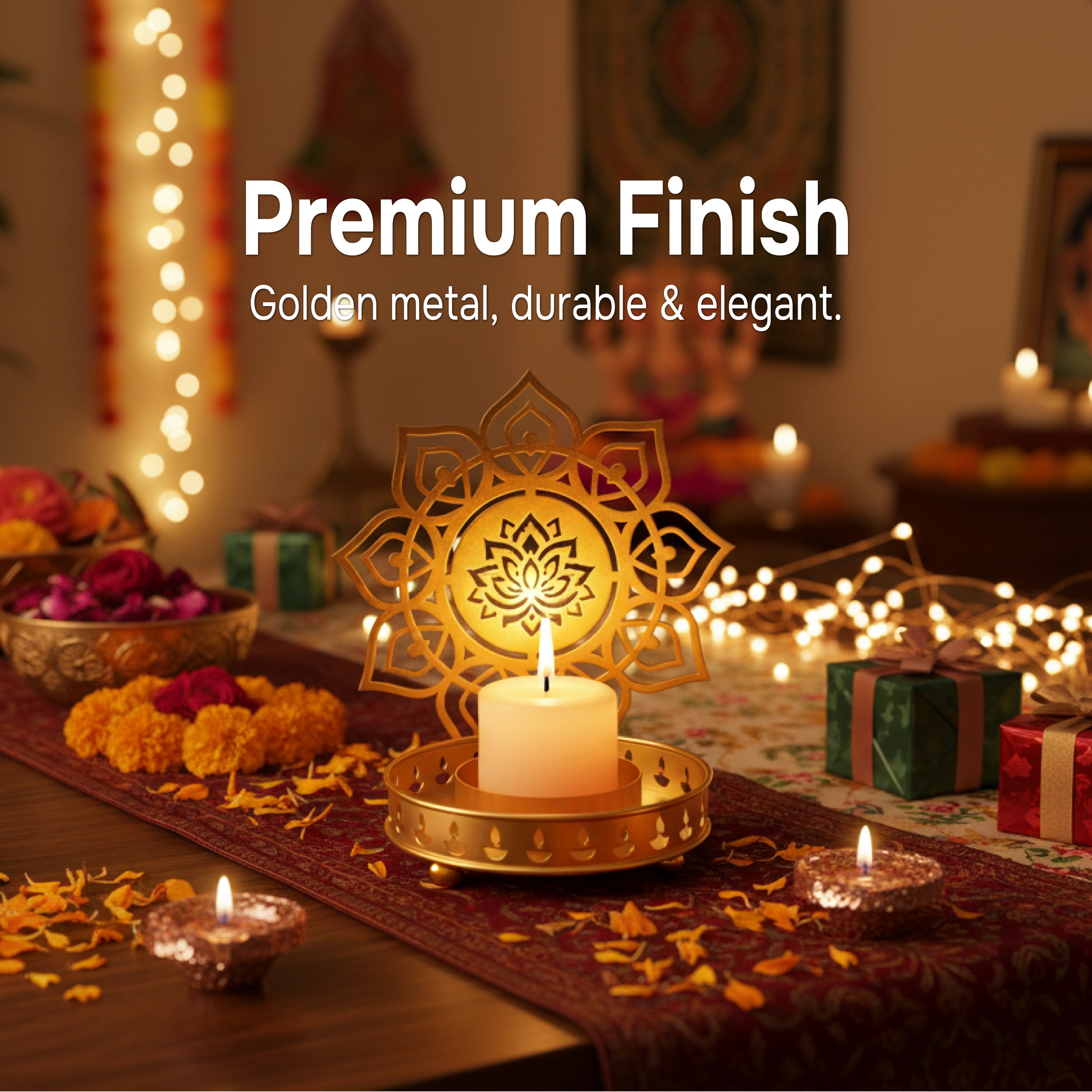 Tree of Life Tealight Candle Stand