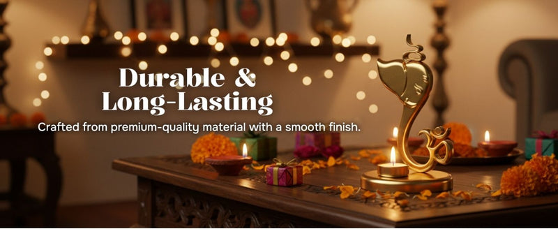 Ganesh Ji Aluminium Candle Holder extra image