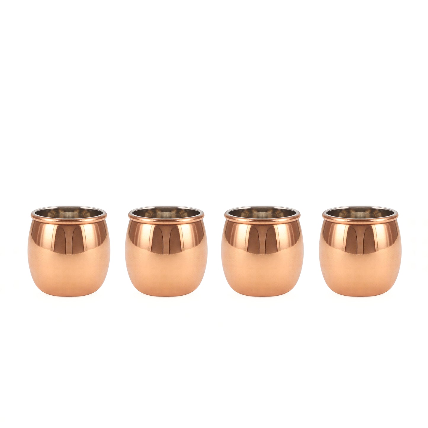 Copper Shot Mug Set of 4