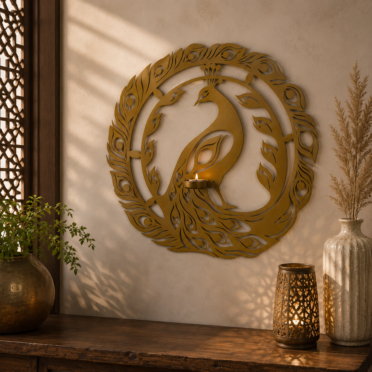 Peacock Wall Hanging