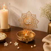 Om Tealight Candle Stand