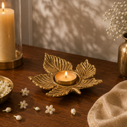 Leaf Candle Tealight Holder Stand