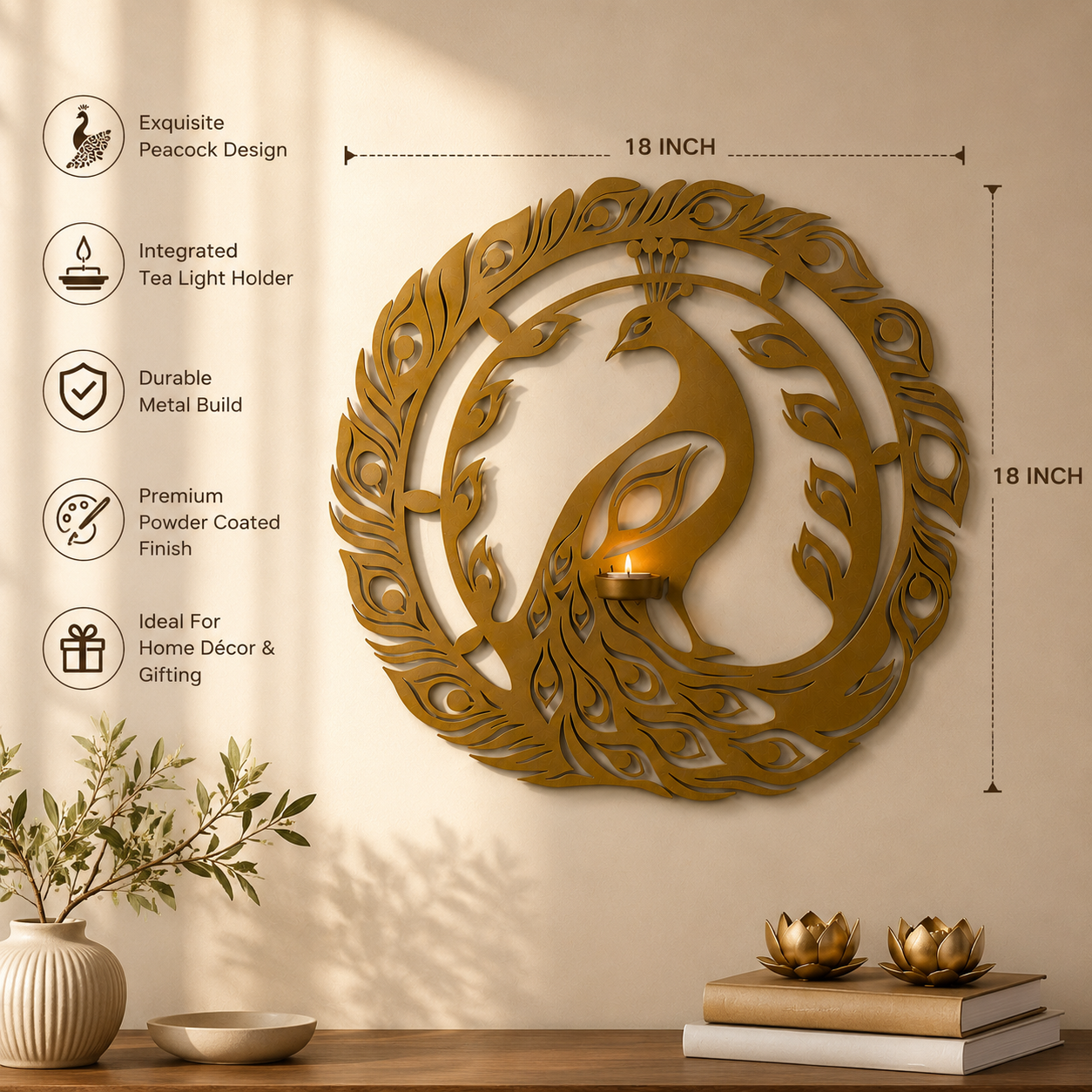 Peacock Wall Hanging