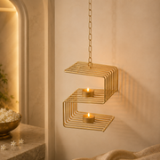 Hanging Swastik Votive Holder