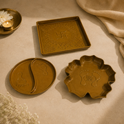 Set of 3 Pooja Thali