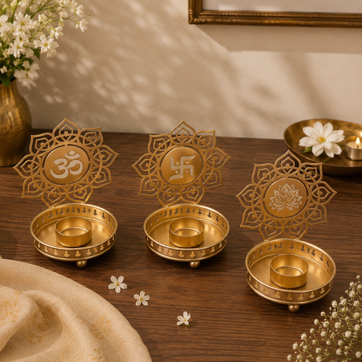 Set of 3 Candle Stand