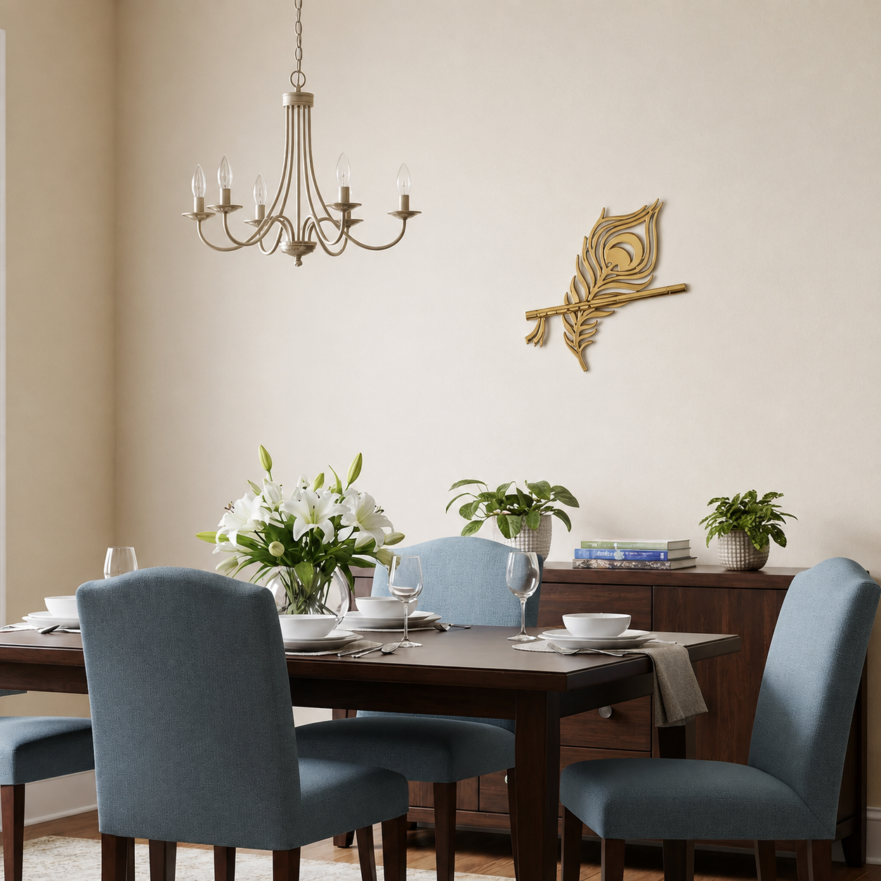 Peacock Harmony Wall Hanging