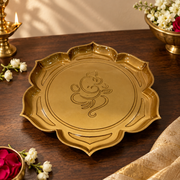 Ganesh Ji Urli and pooja Thali