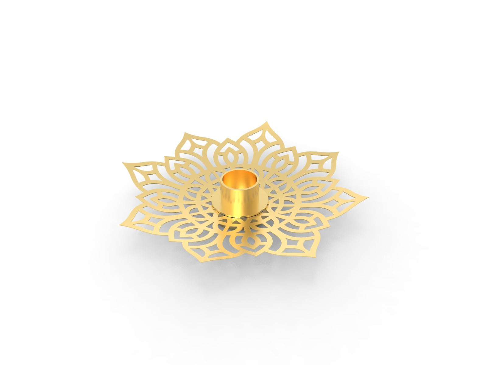 Lotus Flower Candle Holder – Premium Metal Tea Light Holder
