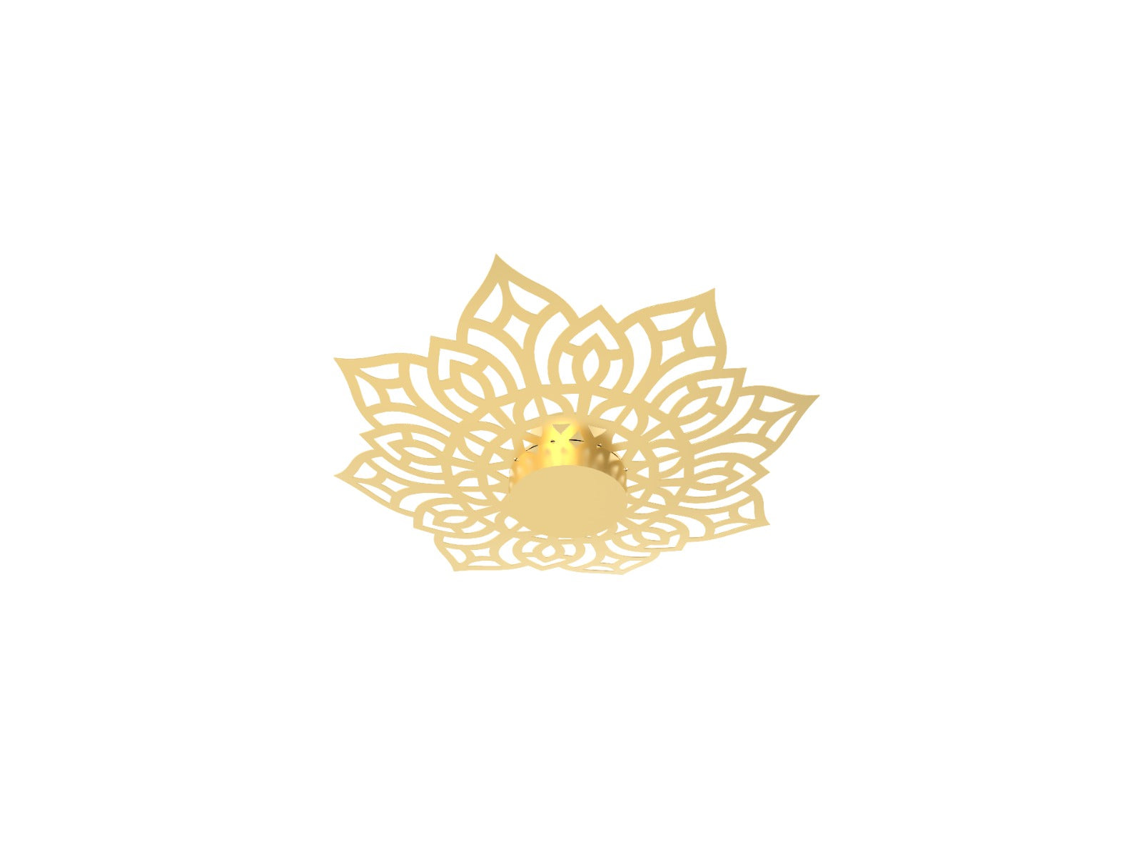 Lotus Flower Candle Holder – Premium Metal Tea Light Holder