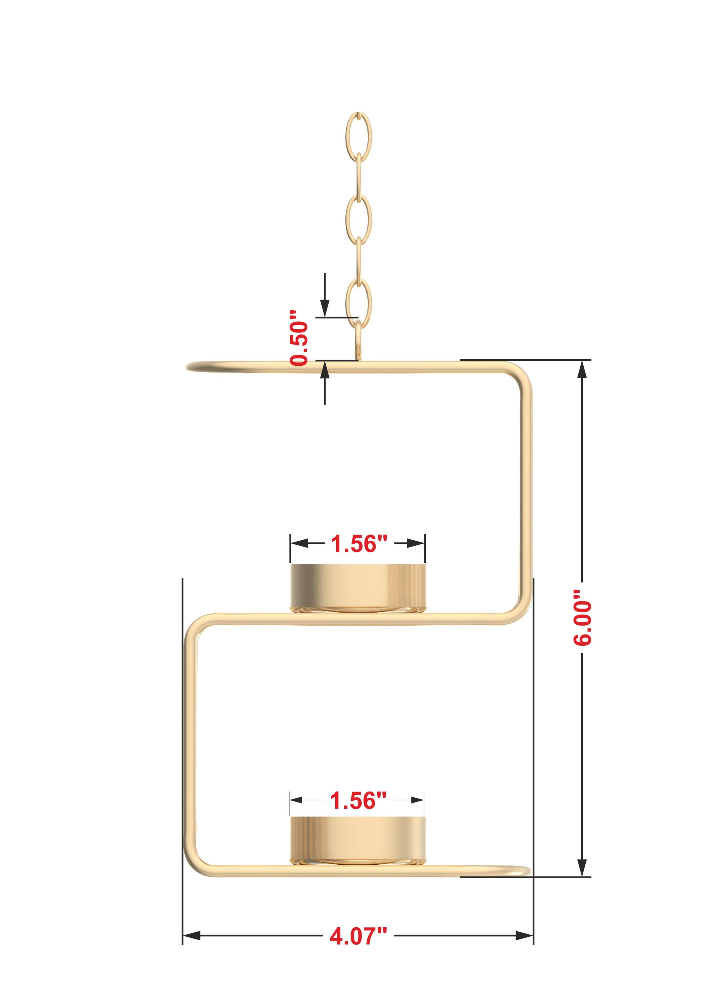 Hanging Swastik Votive Holder - Elegant Metal Lantern for Home Decor - Perfect for Diwali, Festivals, and Everyday Use - Handcrafted Design for Warm Ambiance