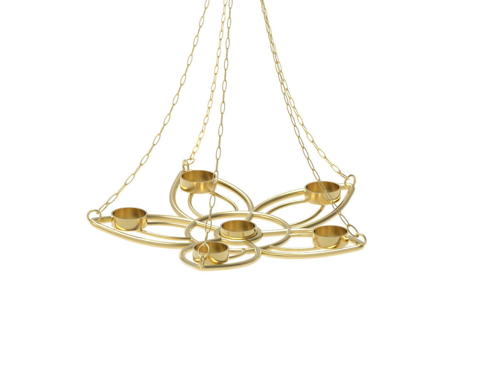 Hanging Lotus Votive Holder - Beautiful Metal Lantern for Home Decor - Perfect for Diwali, Weddings, and Everyday Ambiance - Handcrafted Design for Serenity and Style