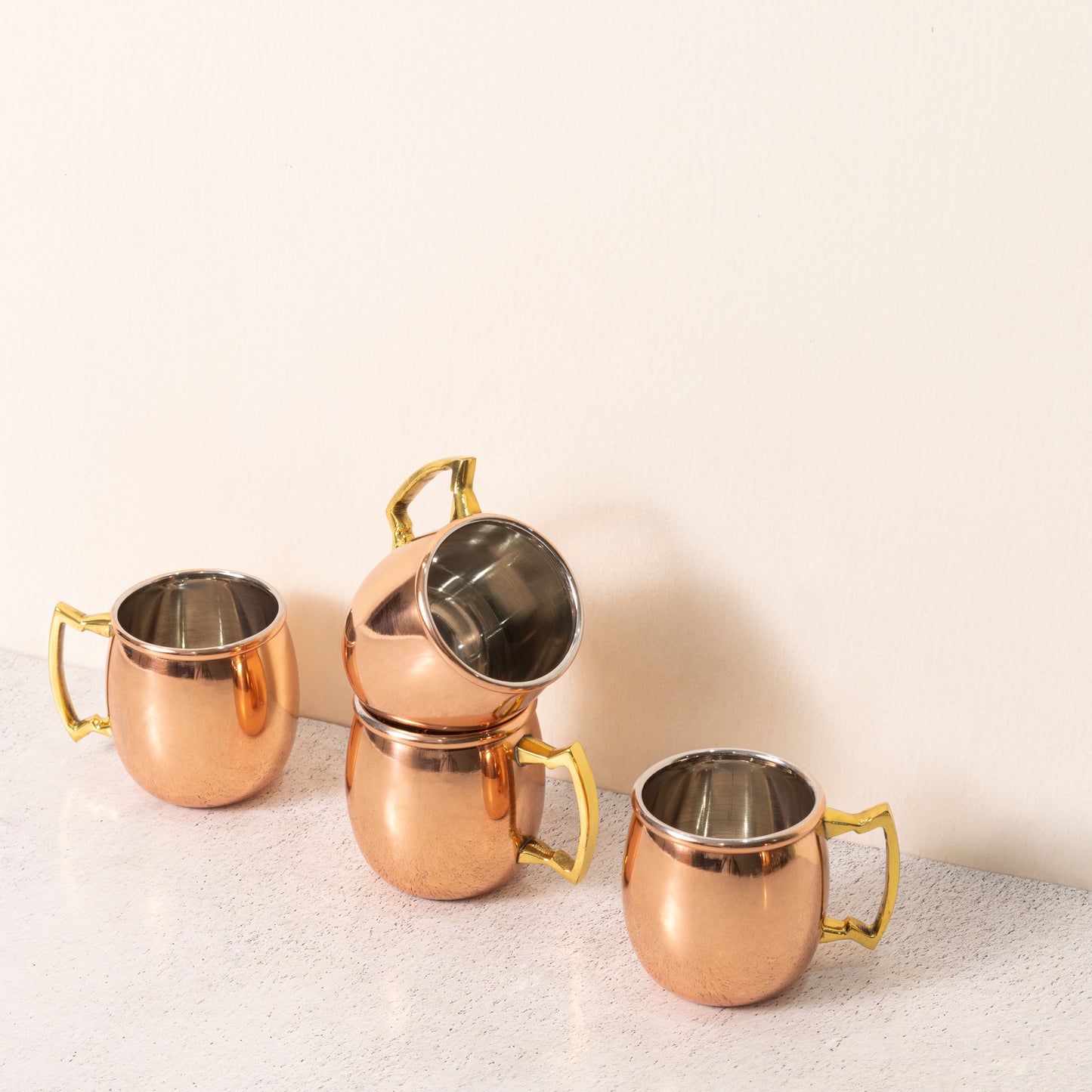 Copper Shot Mug Set of 4