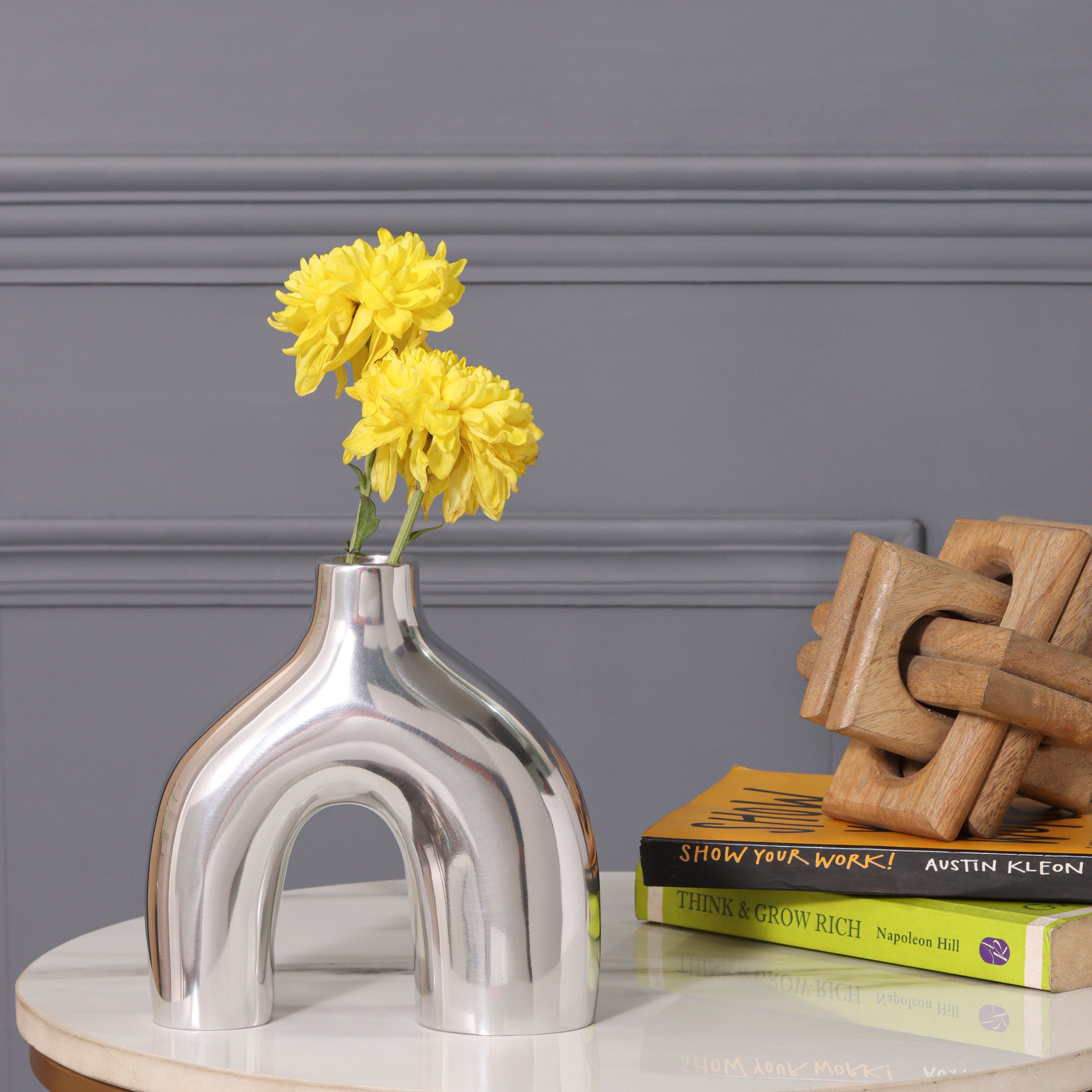 Aluminium Prestige Artistic Planter Elegant and Stylish Planter for Indoor and Outdoor Plants
