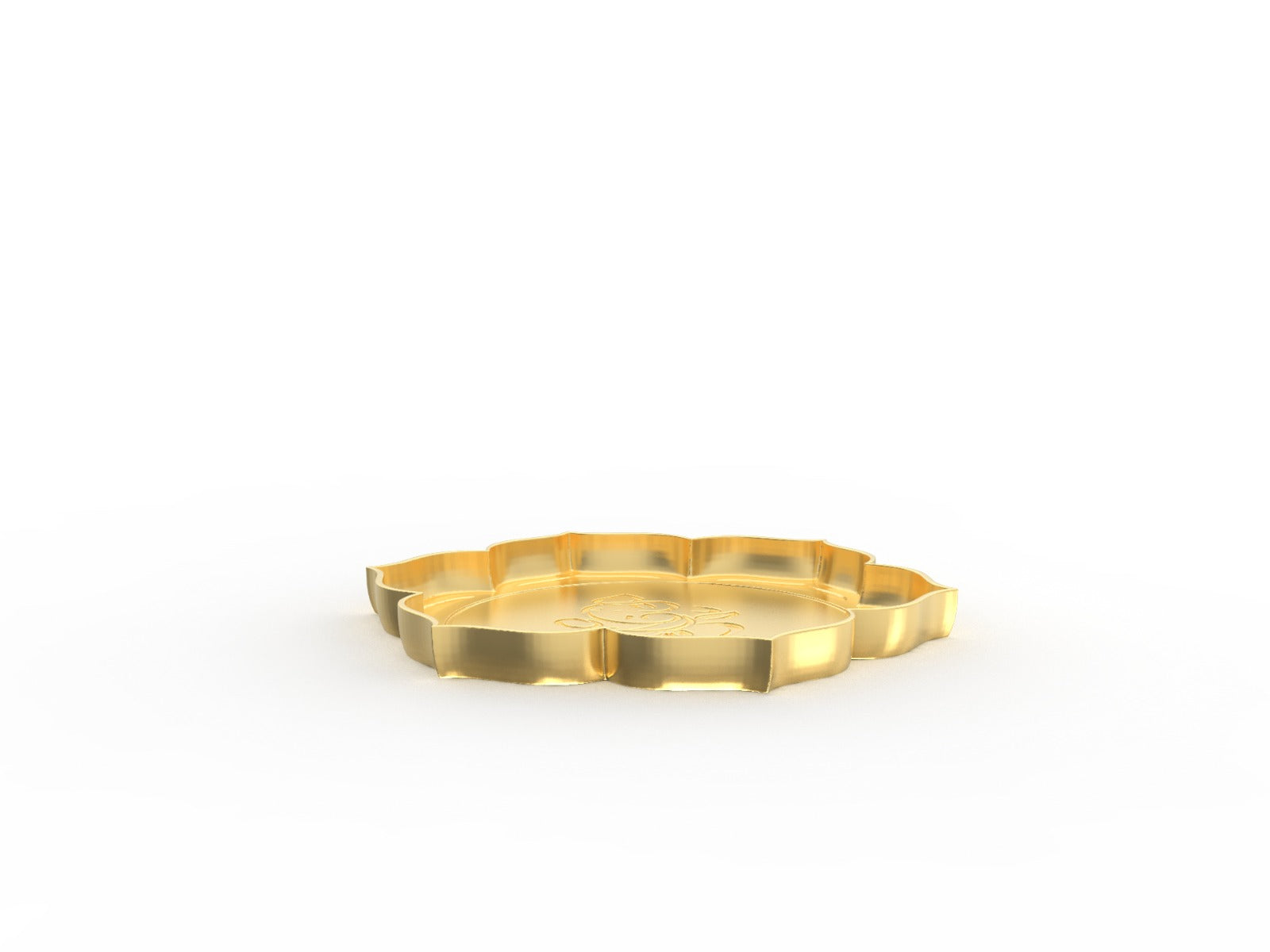 Ganesh Ji Urli in Gold Finish – Floating Bowl