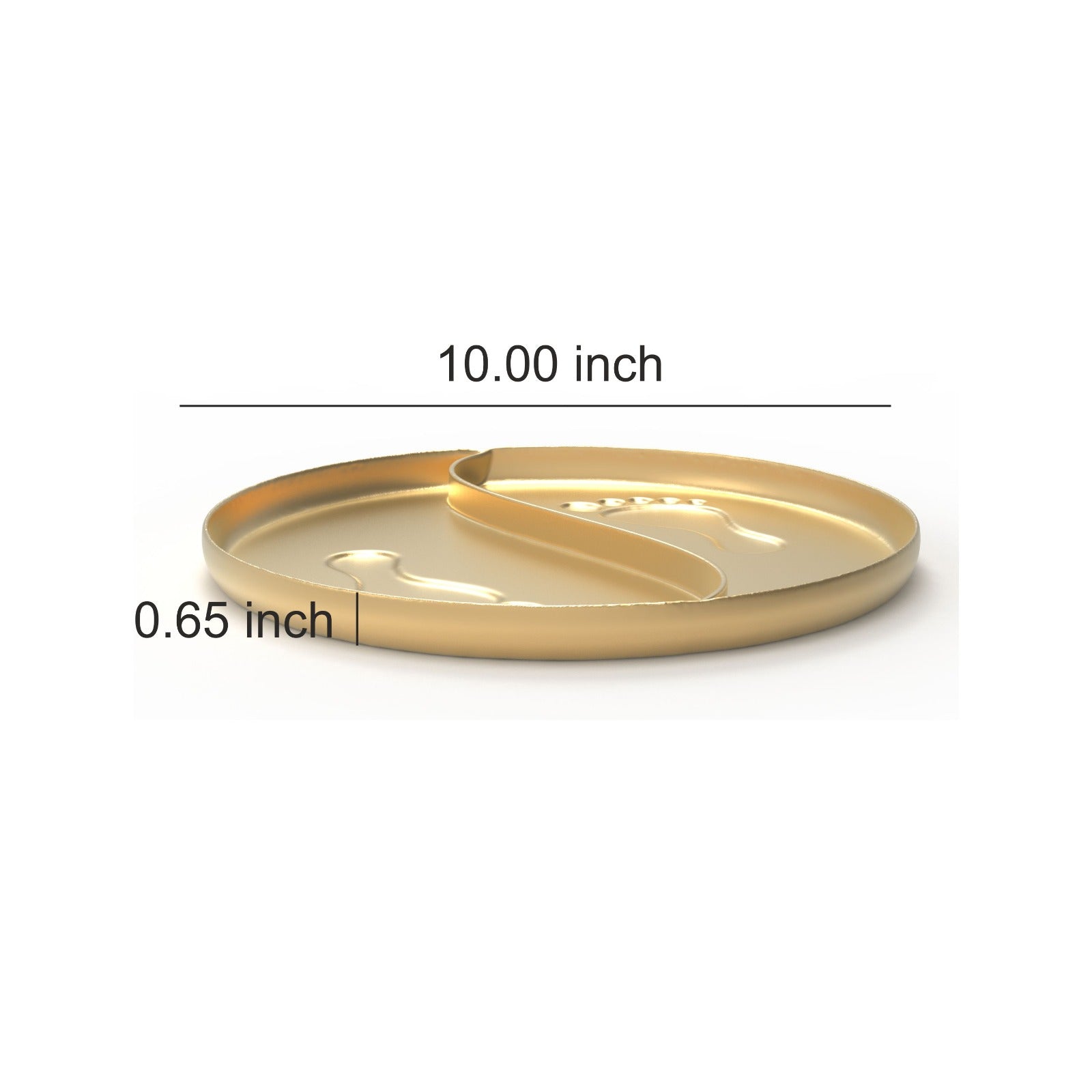 Laxmi Charan Urli in Gold Finish - Handcrafted Decorative Bowl