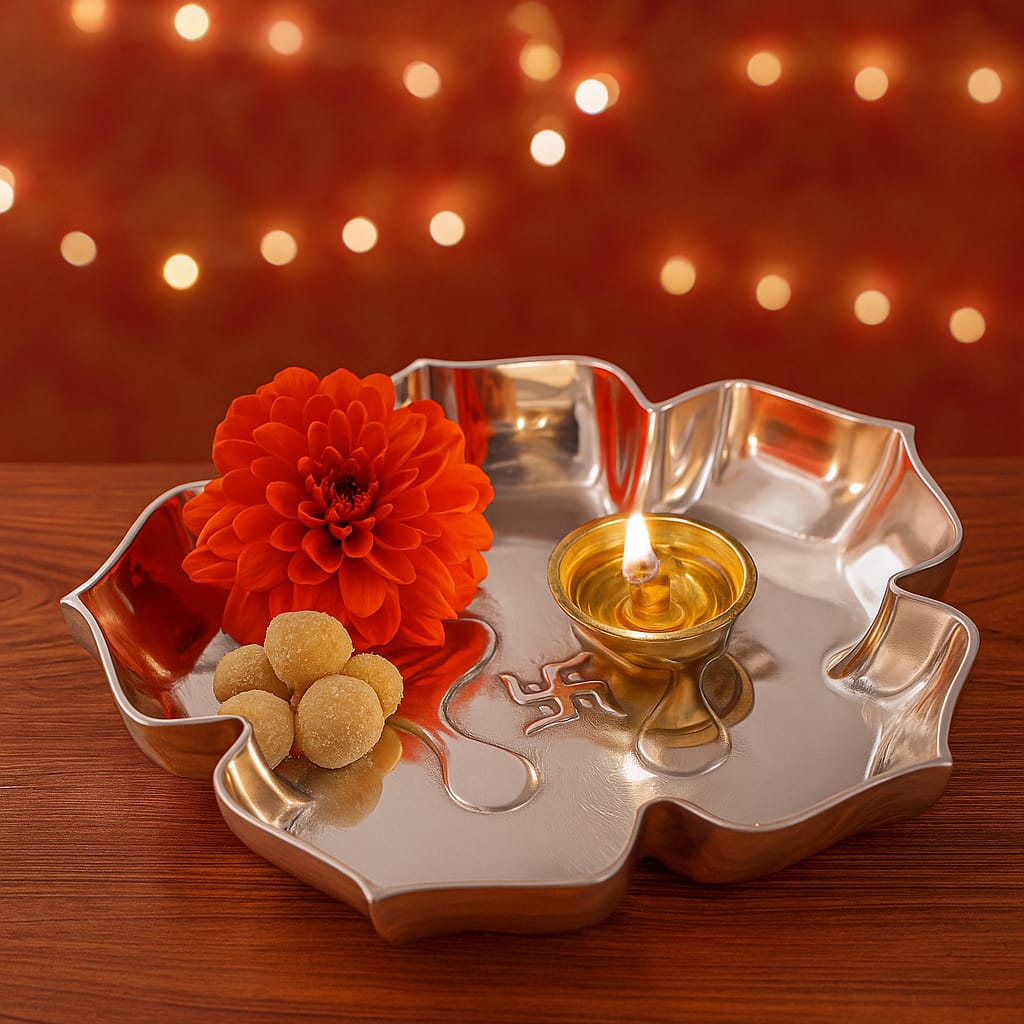 Laxmi Charan Urli Bowl – Decorative Bowl for Pooja & Festive Decor