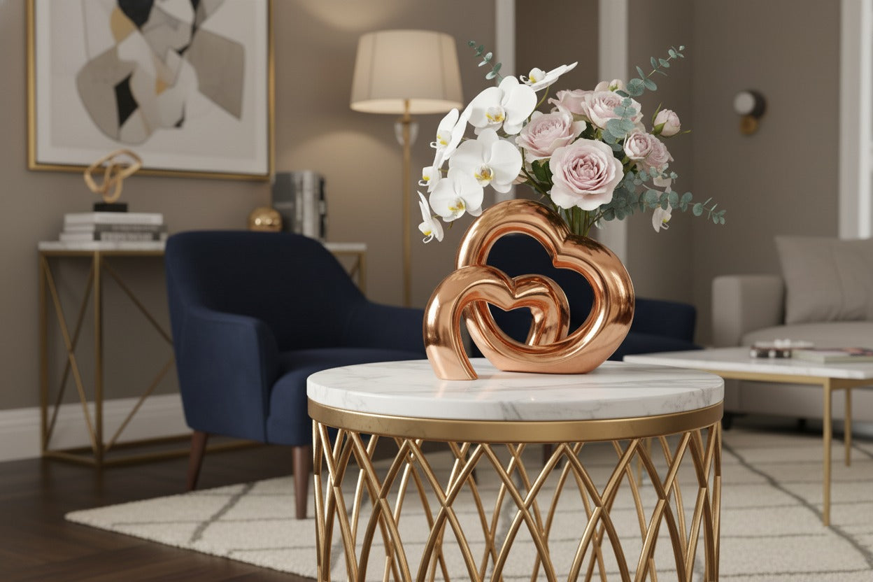 Luna Love Pair Flower Vase